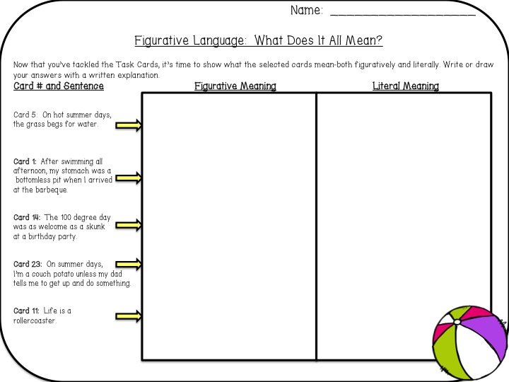 An Interactive Assessment Page is found in each task card unit.